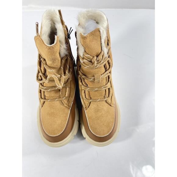 Sorel Boots Kids Size 11 Brown Explorer III Lace WP Waterproof Snow Winter - Picture 5 of 14